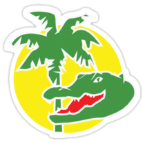 Florida Alligator Logo Sticker