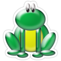 Frog Sticker