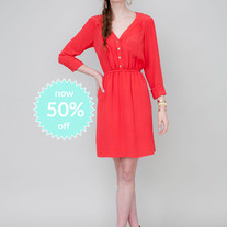 Serena Dress-Poppy
