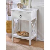 Classic White Side Table