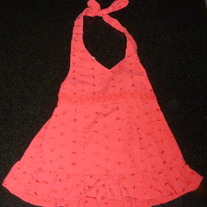 Red Halter Top-Al&Ray Size 4T