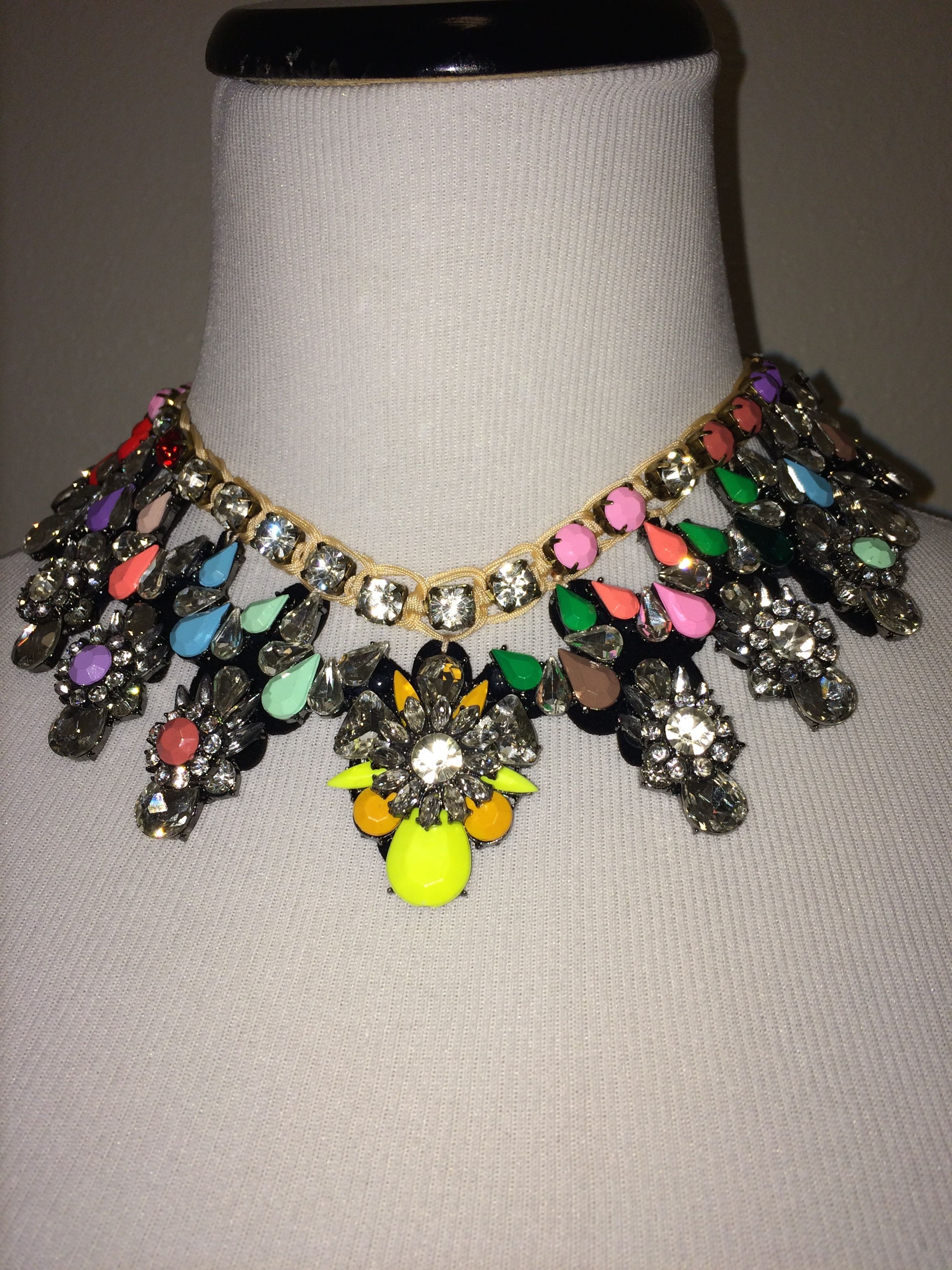 Faux stone necklace Clearance