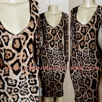 "ANIMAL THOUGHTS" MIDI PENCIL DRESS