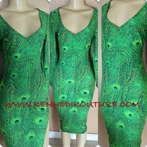 "PEACOCK PIE" PENCIL MIDI DRESS 