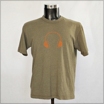 Green Headphones T-Shirt