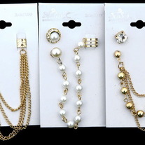 Gold Chain Swag Ear Cuff