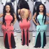 Sexy backout dress