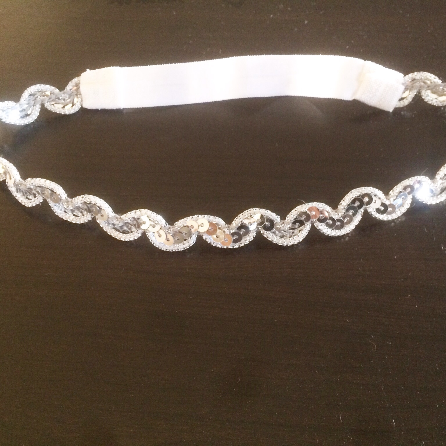 Silver Sequin Headband · Finally Pink Boutique · Online Store Powered