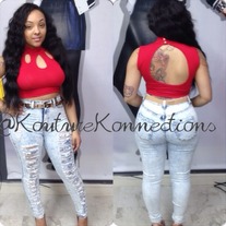 RIPPED HIGHWAIST JEANS