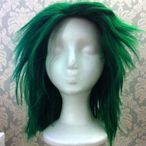 Punky Green Wig