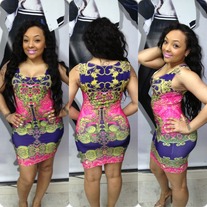 Pink Tribal dress