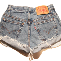 Levi's denim high waist shorts