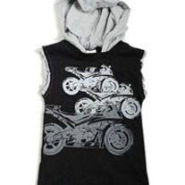 Appaman Race Bikes Hooded Tank, Black