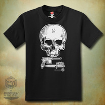 Black Faun Skull Shirt