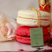 Lolita mini book necklace