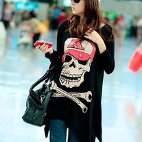 Camiseta Gorra Calavera / Cap Skull T-Shirt 2WH074