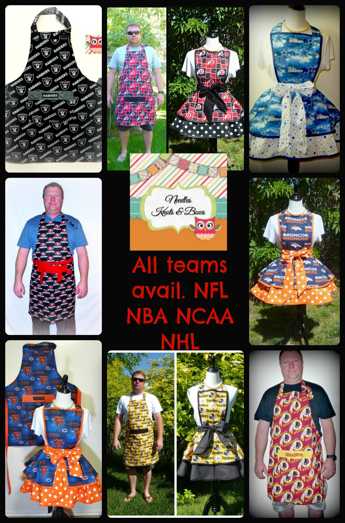 Seattle Seahawks Apron,Seahawks, Mens, Womens, Unisex Aprons · Needles