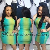 Ombré dress