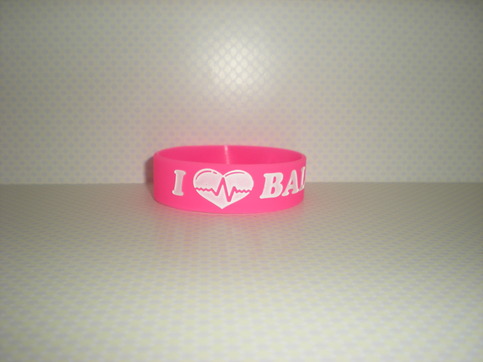 I <3 Balls Bracelet (Pink)