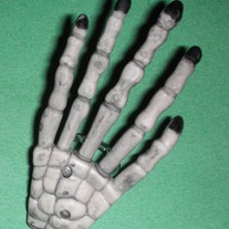 Skeleton Hand Adjustable Ring