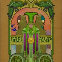 LILITH ART NOUVEAU Print
