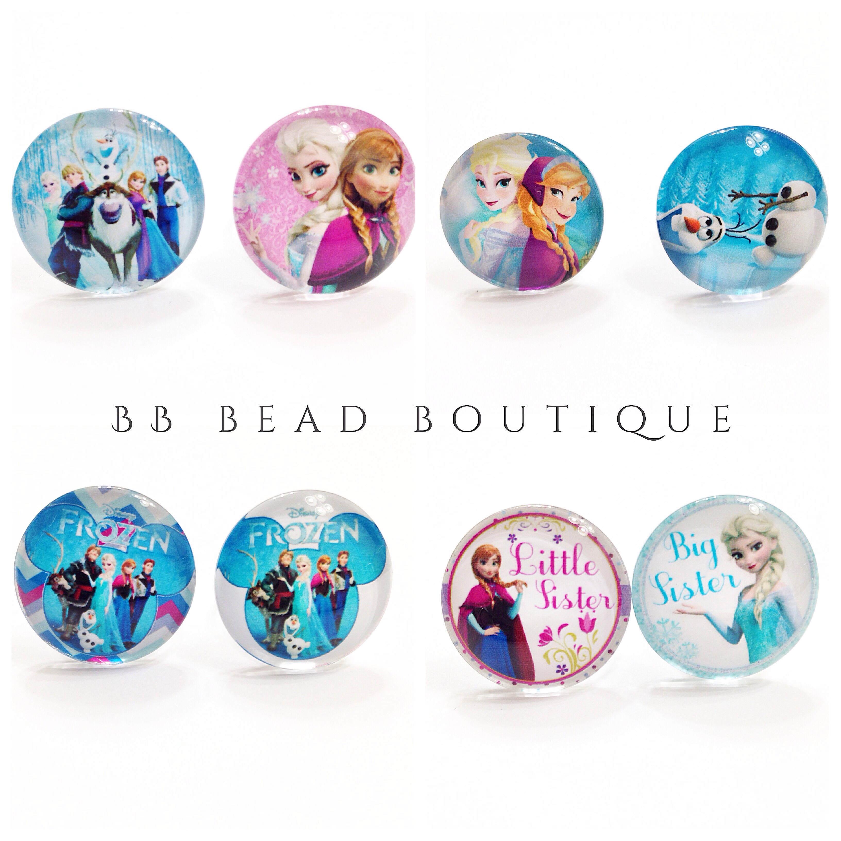 Frozen® Button Rings on Storenvy