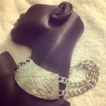 Choker ID Necklace Silver