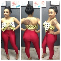 High waist spandex leggings