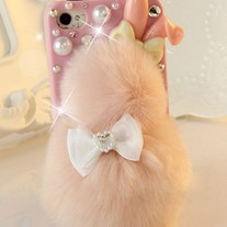 New Cute Chic Rabbit Fur Rabbit Shape iPhone Case