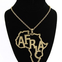 Africa Necklace Gold 