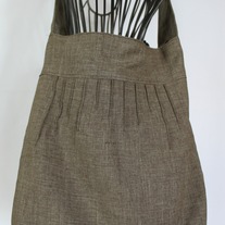 Pintuck Hobo Bag {Brown Suit}