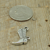 Cowboy Boot Pewter Charm