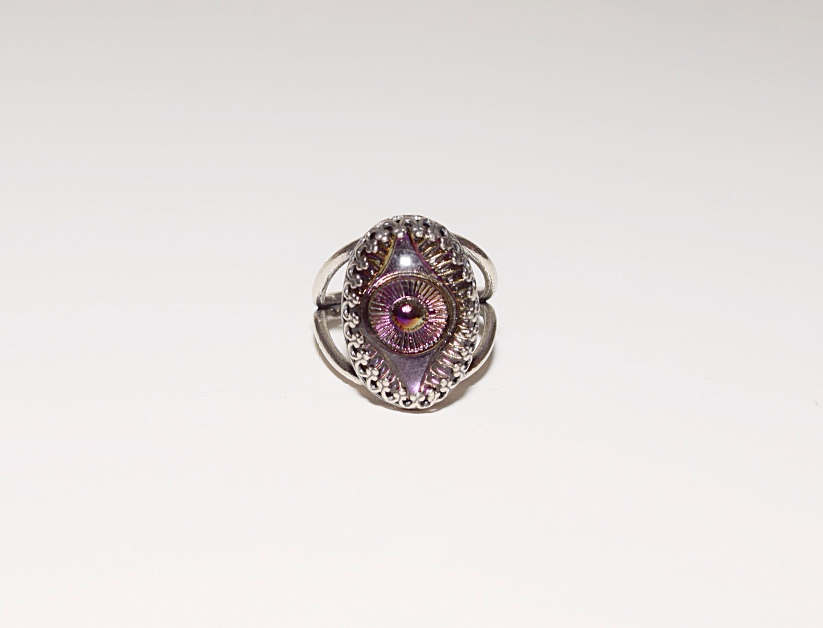 Violet Evil Eye Ring · emily thai jewelry · Online Store Powered by Storenvy