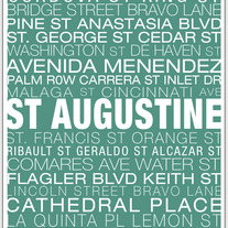 St Augustine Neighborhood Print