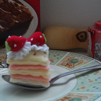 Kawaii Triple Layered Cake Cellphone Plush