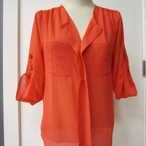 Coral Blouse