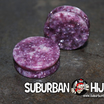 Purple Moondevite Saddle Plugs