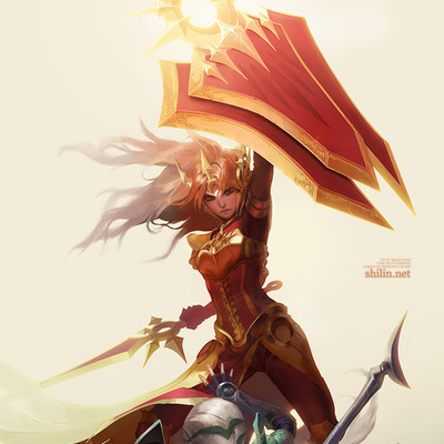 The shield is the mightiest: 12"x18" poster