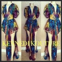 "JUNGLE BERRIES" MONTEGO BAY DRESS