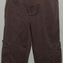 Brown Capris-Duo Maternity Size Medium  04121