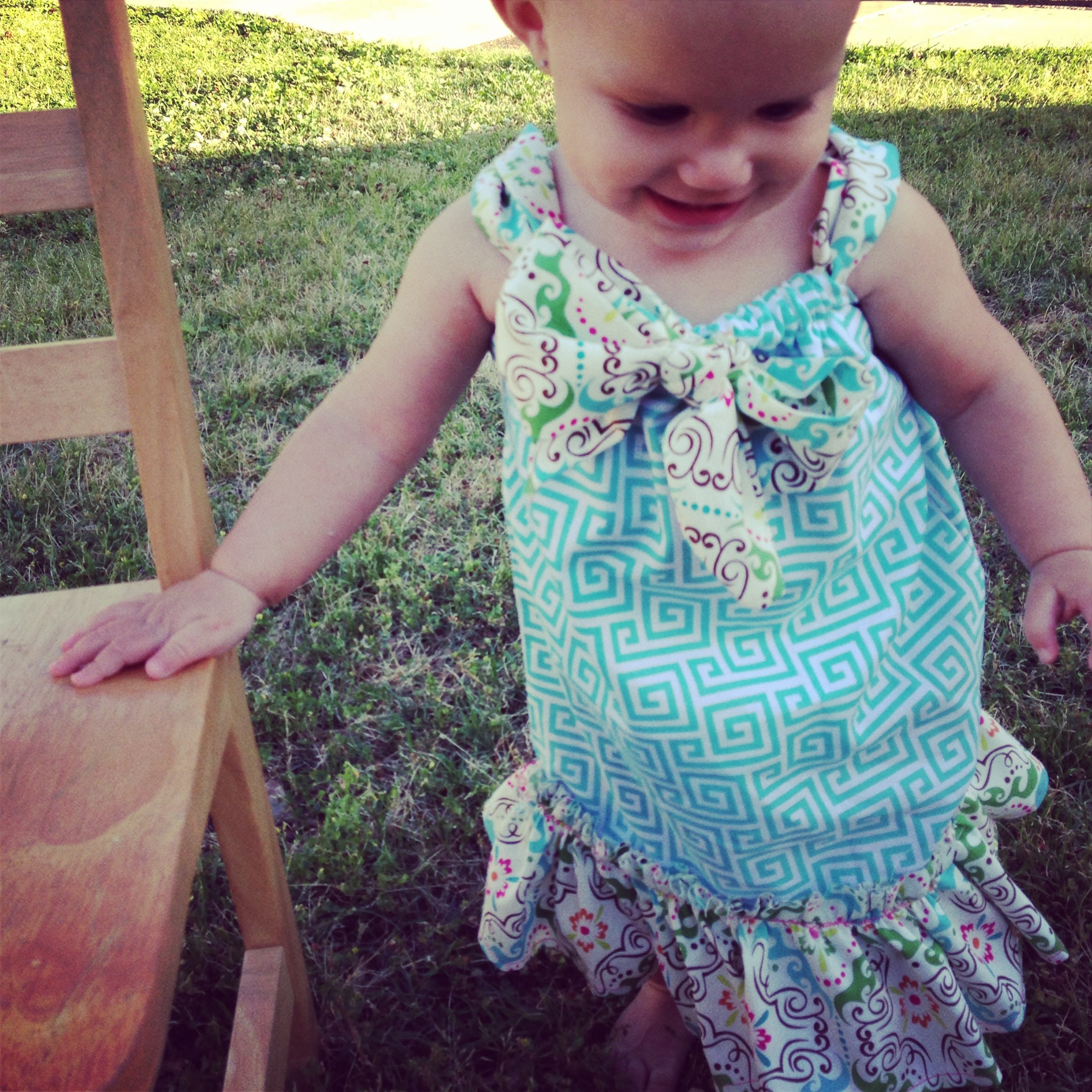 Ruffle pillowcase dress on Storenvy