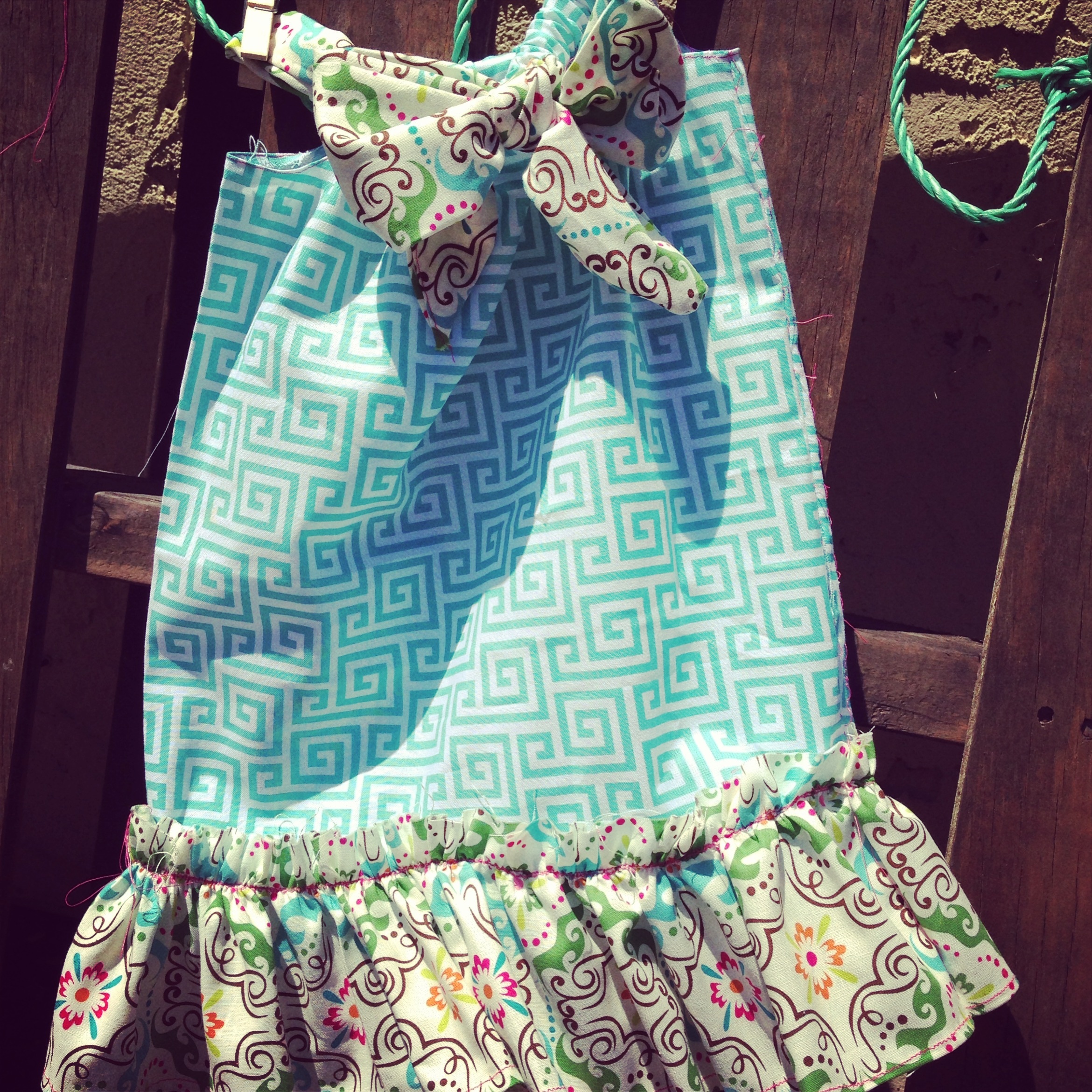 Ruffle pillowcase dress on Storenvy