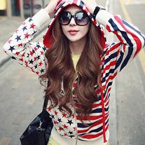 Chaqueta Barras y Estrella / Stars and Stripes Hoodie 2WH248