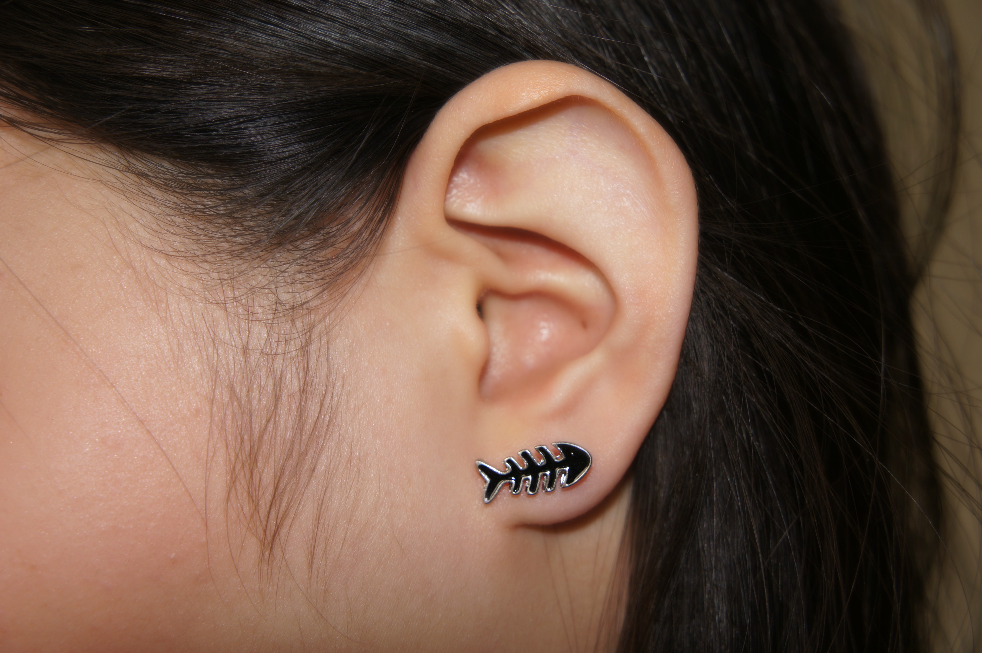 Fish Bone Earrings on Storenvy