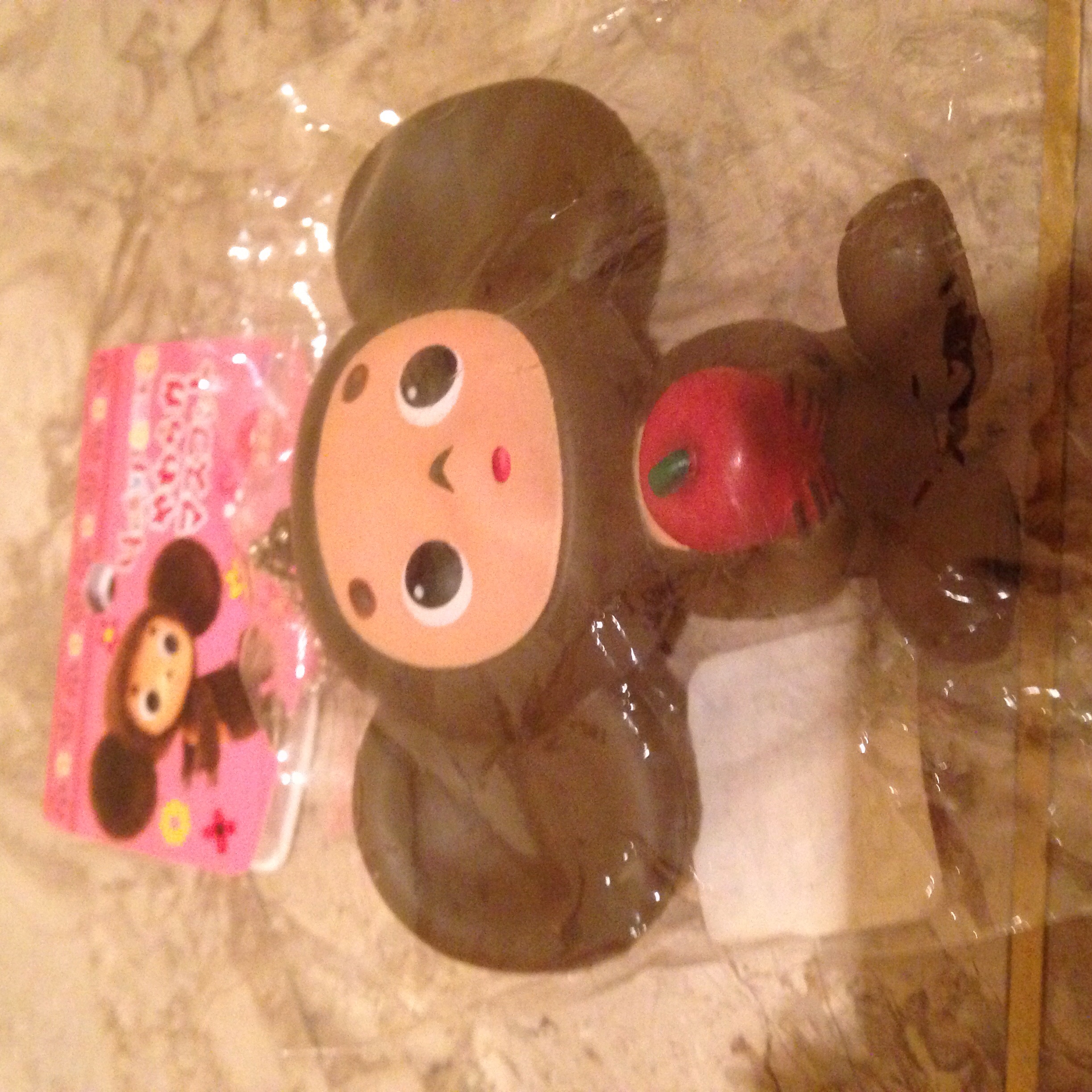 Rare cheburashka holding an apple squishy ? SuzyCupcake ? Online Store Powered by Storenvy