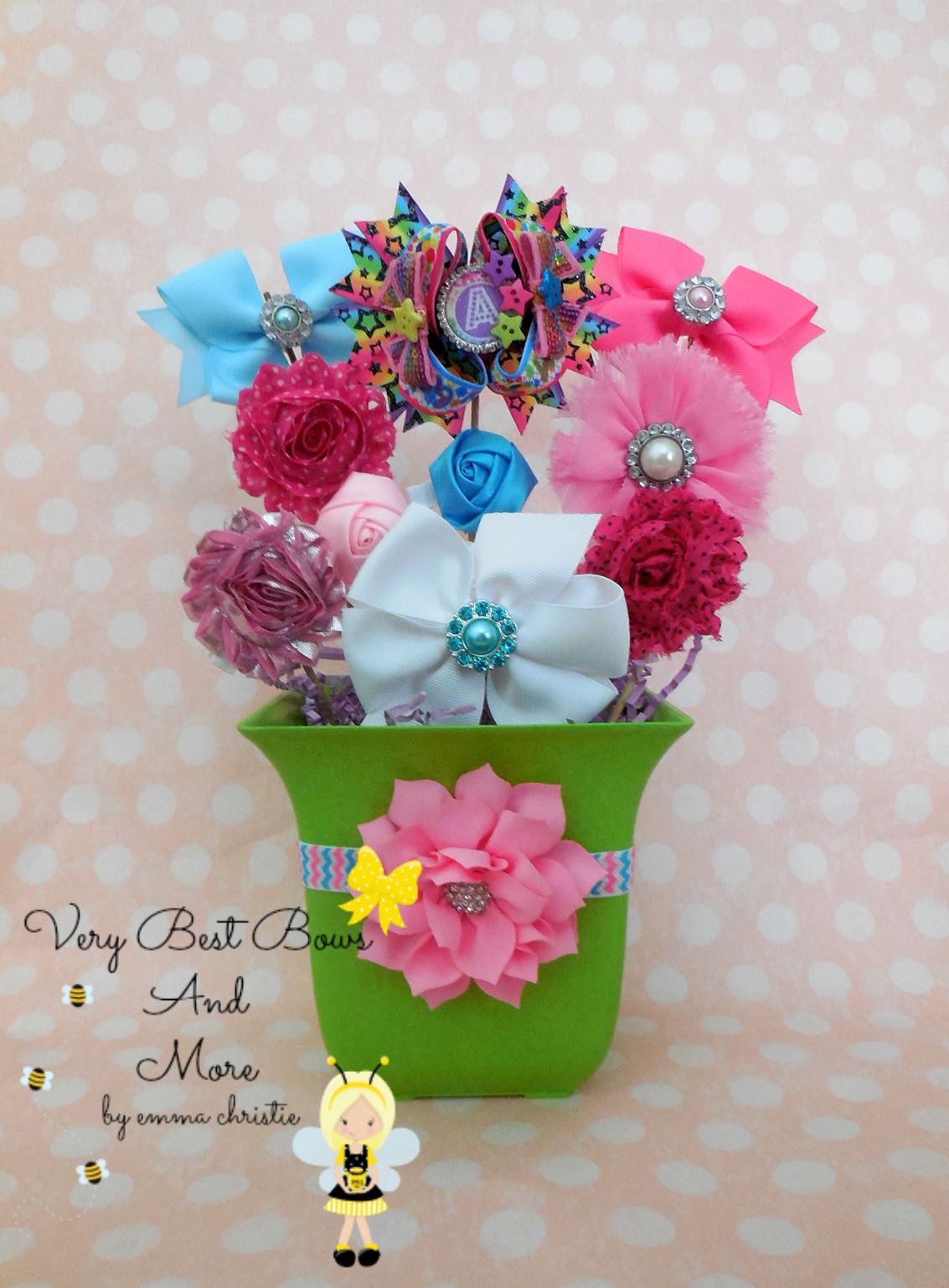 Large Handmade Bow Bouquet on Storenvy