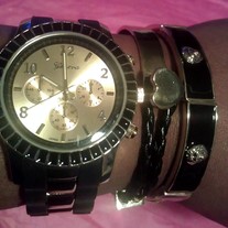 Black & Gold Watch Stack