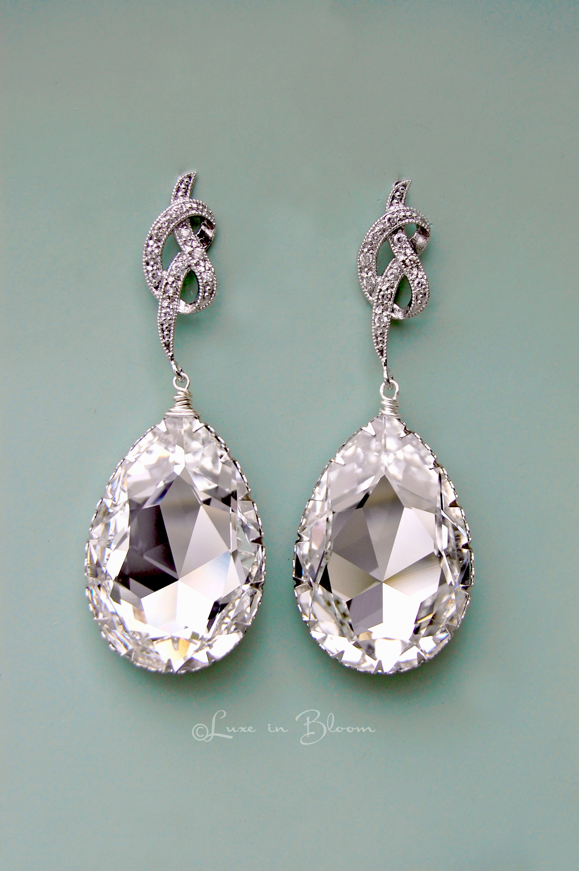 Swarovski wedding earrings Clearance