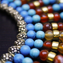 Egyptian Gemstone Collar Statement Necklace