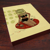 So I turned Her Off - Wood Block Art Print